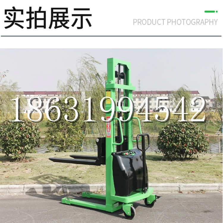 亚东县电动叉车堆高车液压铲车电瓶1吨2吨站驾步行式小型全自动叉车